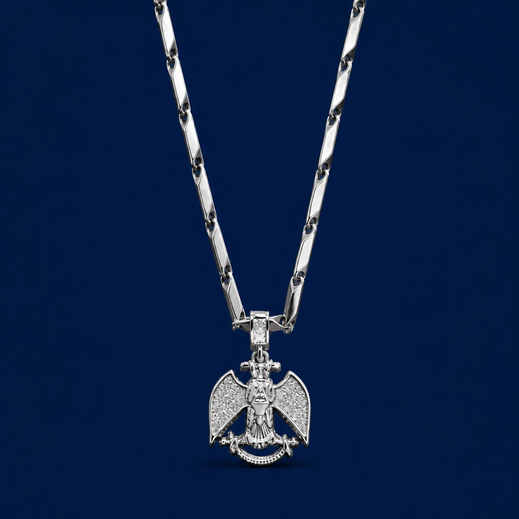 30INCH 5MM SILVER TONE STAINLESS STEEL BIRD PENDANT & CHAIN NECKLACE