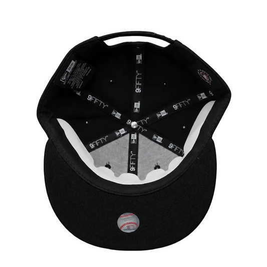 MEN'S NEW ERA MLB CAMO BLACK & OLIVE GREEN TORONTO BLUE JAYS 50TH SEASON PATCH 9FIFTY SNAPBACK HAT