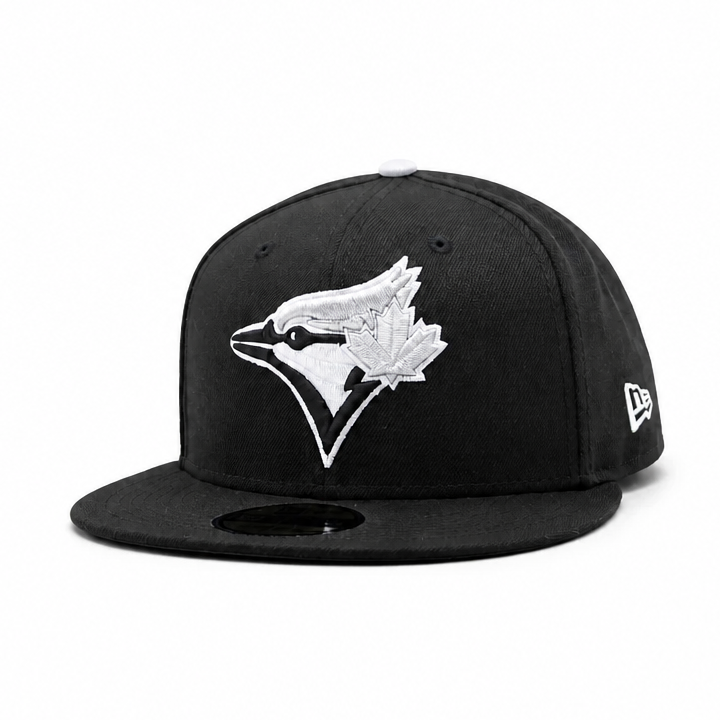 MEN'S NEW ERA MLB BLACK & GREY TORONTO BLUE JAYS 50TH SEASON PATCH 9FIFTY SNAPBACK HAT