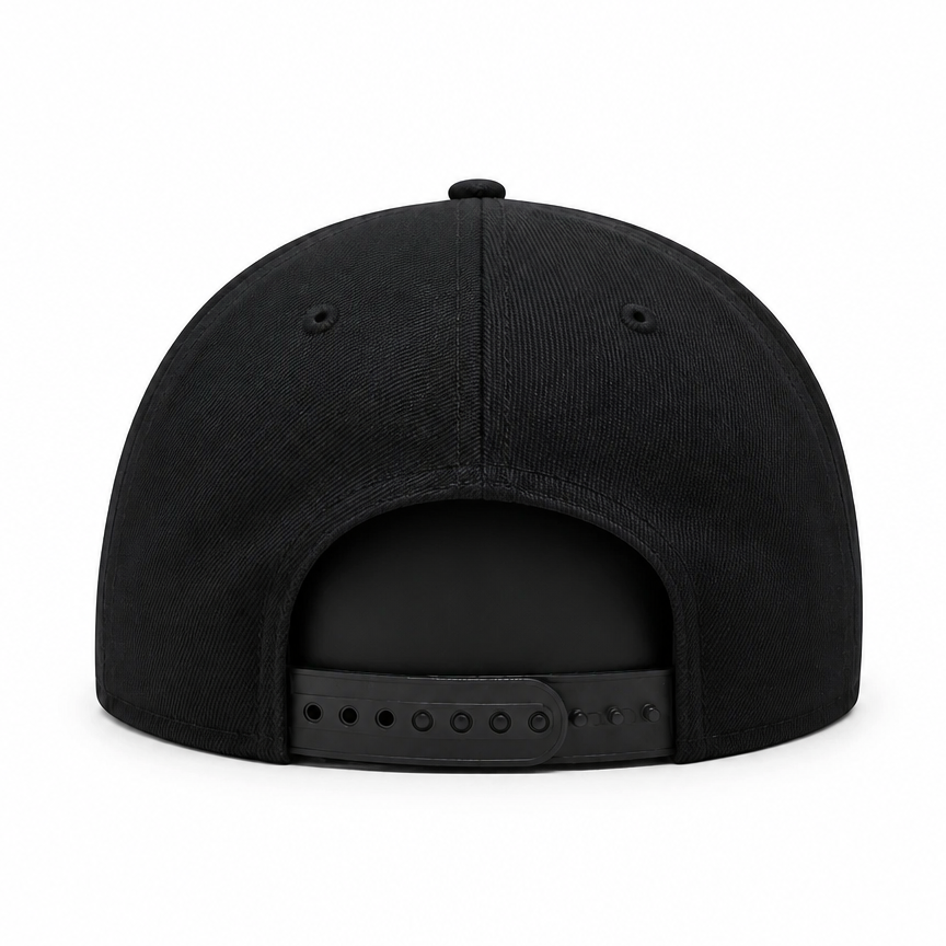 Black cap on a white background
