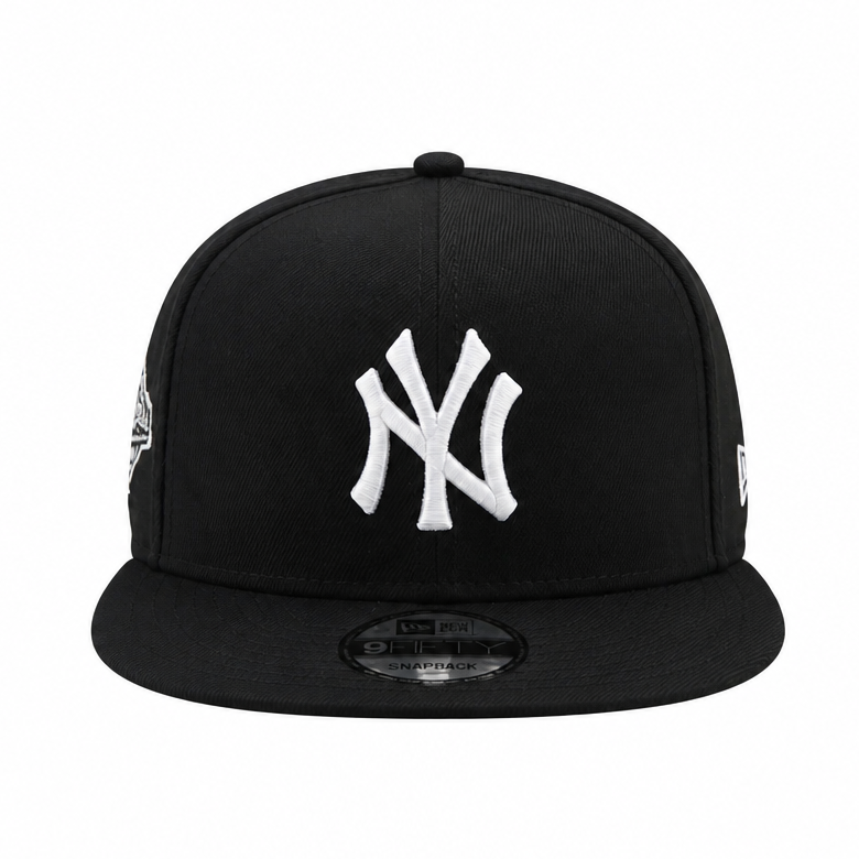 9FIFTY NEW ERA MEN'S MLB 1996 WORLD SERIES SIDEPATCH NEW YORK YANKEES BLACK SNAPBACK HAT