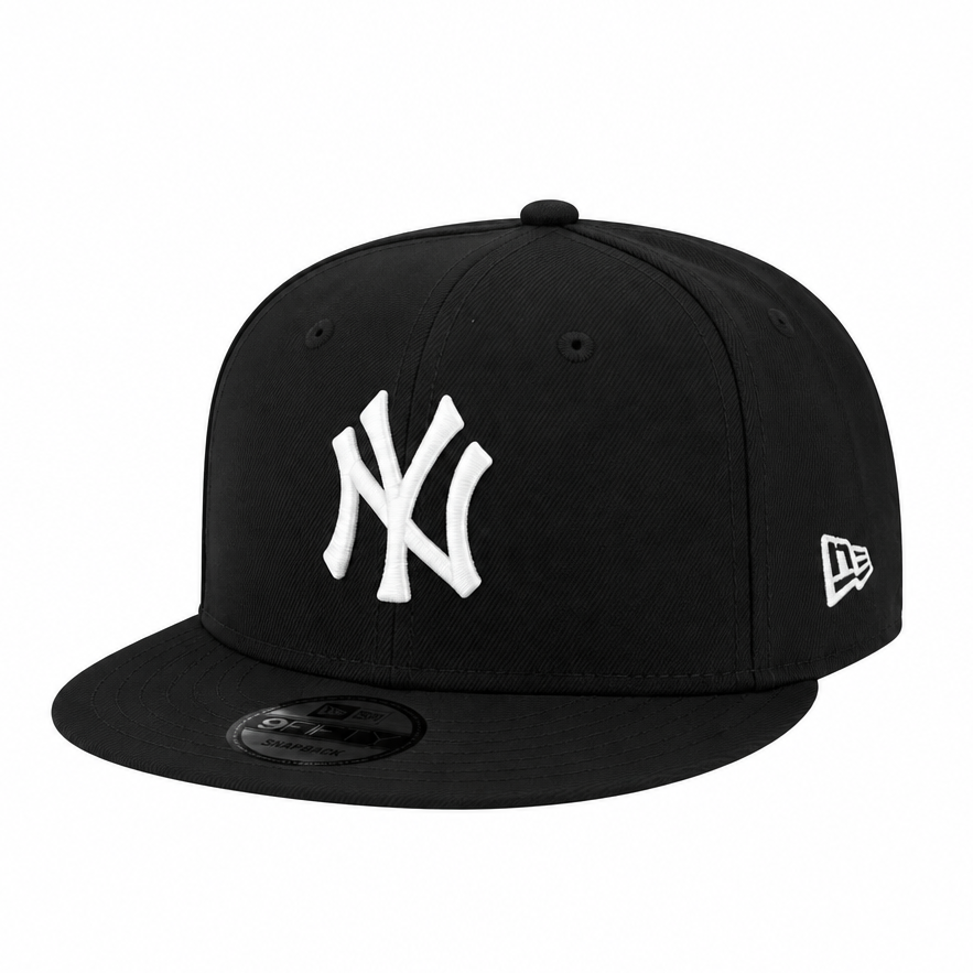 9FIFTY NEW ERA MEN'S MLB 1996 WORLD SERIES SIDEPATCH NEW YORK YANKEES BLACK SNAPBACK HAT