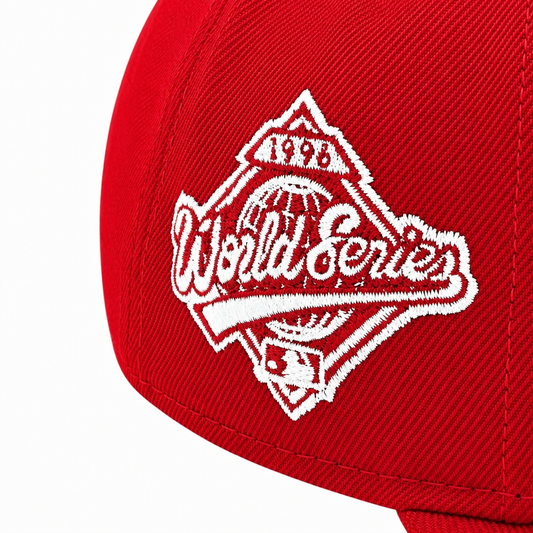 9FIFTY NEW ERA MEN'S MLB 1996 WORLD SERIES NEW YORK YANKEES RED SNAPBACK HAT