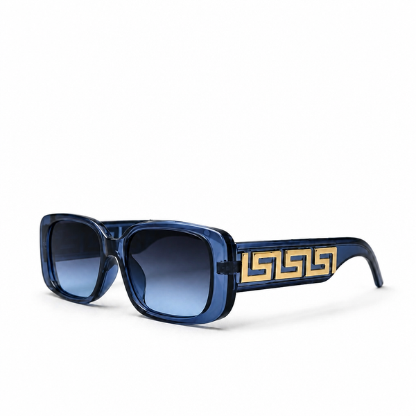 BLUE/GOLD DESIGNER SUNGLASSES (J7531P)