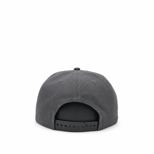 MEN'S NEW ERA MLB GRAPHITE GREY & BLACK TORONTO BLUE JAYS 50TH SEASON PATCH 9FIFTY SNAPBACK HAT