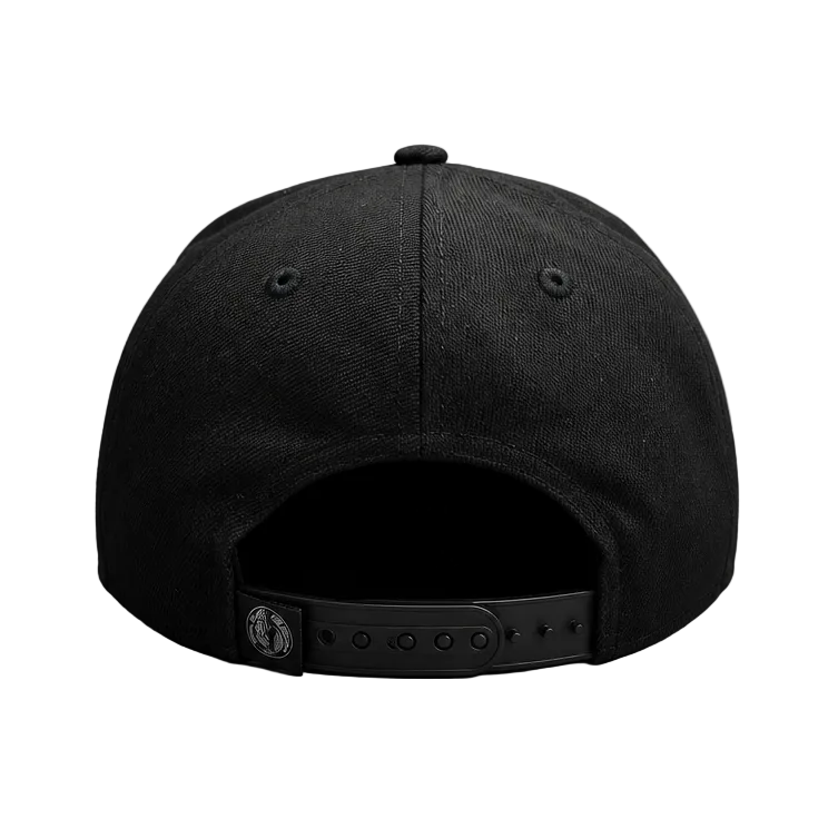 NEW ERA MEN'S 9FIFTY A-FRAME NBA DALLAS MAVERICKS BLACK SNAPBACK HAT