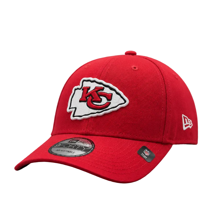 NEW ERA 9FORTY NFL KANSAS CITY CHIEFS ALL RED ADJUSTABLE CAP
