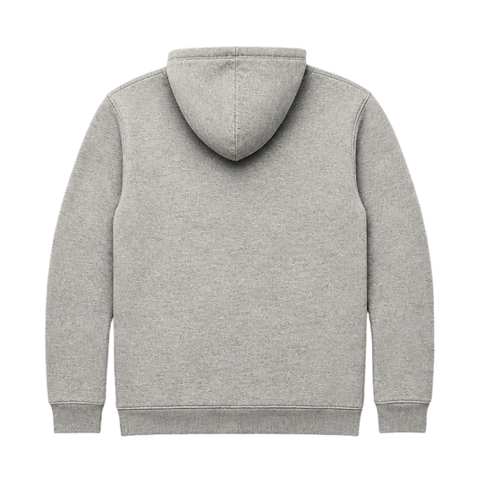 MEN'S EMBROIDERED CANADA FLEECE PULLOVER HOODIE (GREY)