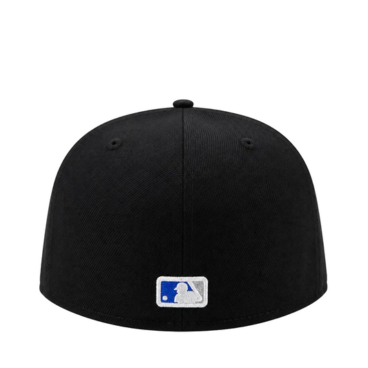 NEW ERA 59FIFTY TORONTO BLUE JAYS BLACK WITH BLUE LOGO FITTED HAT