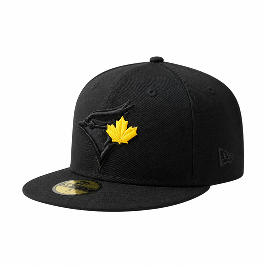 59FIFTY NEW ERA MLB TORONTO BLUE JAYS BLACK/GOLD FITTED HAT
