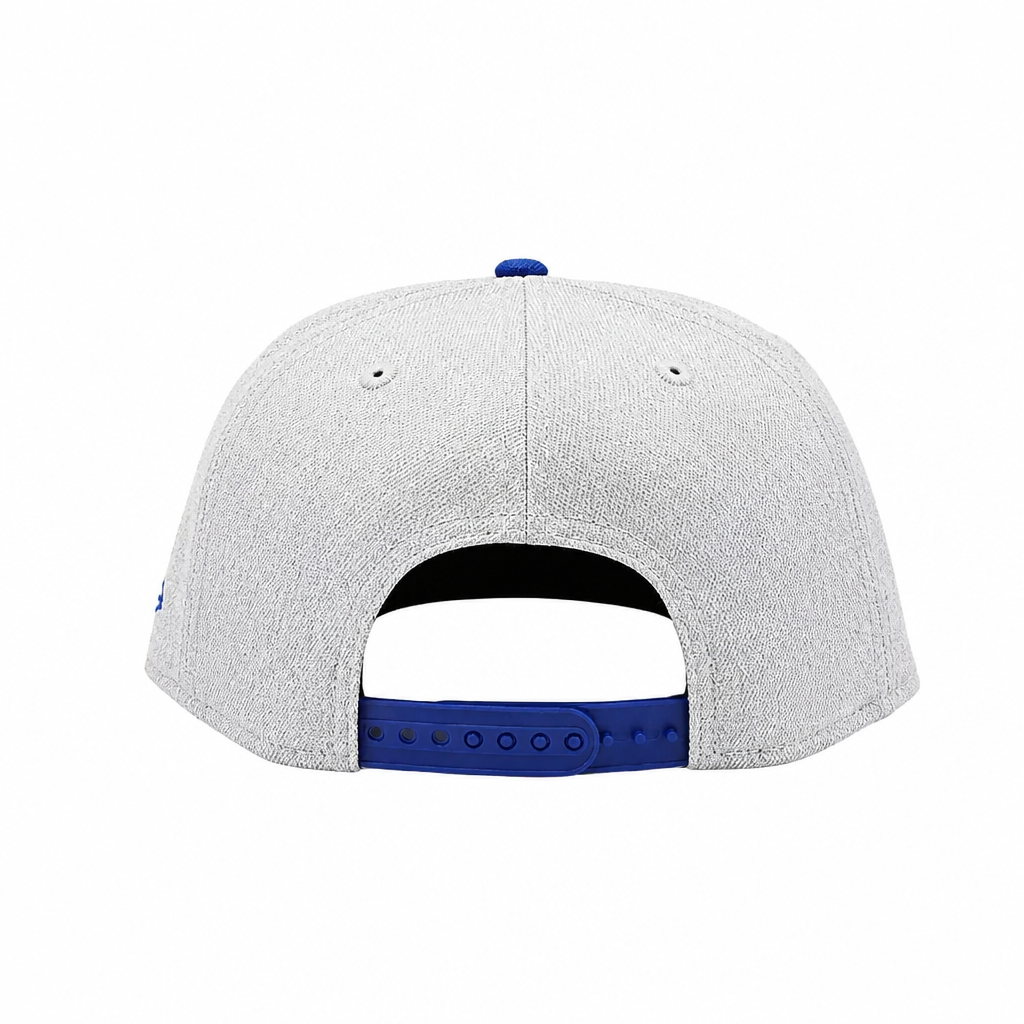 NEW ERA 9FIFTY NBA TORONTO RAPTORS 1X CHAMPS HEATHER GREY ROYAL SNAPBACK HAT