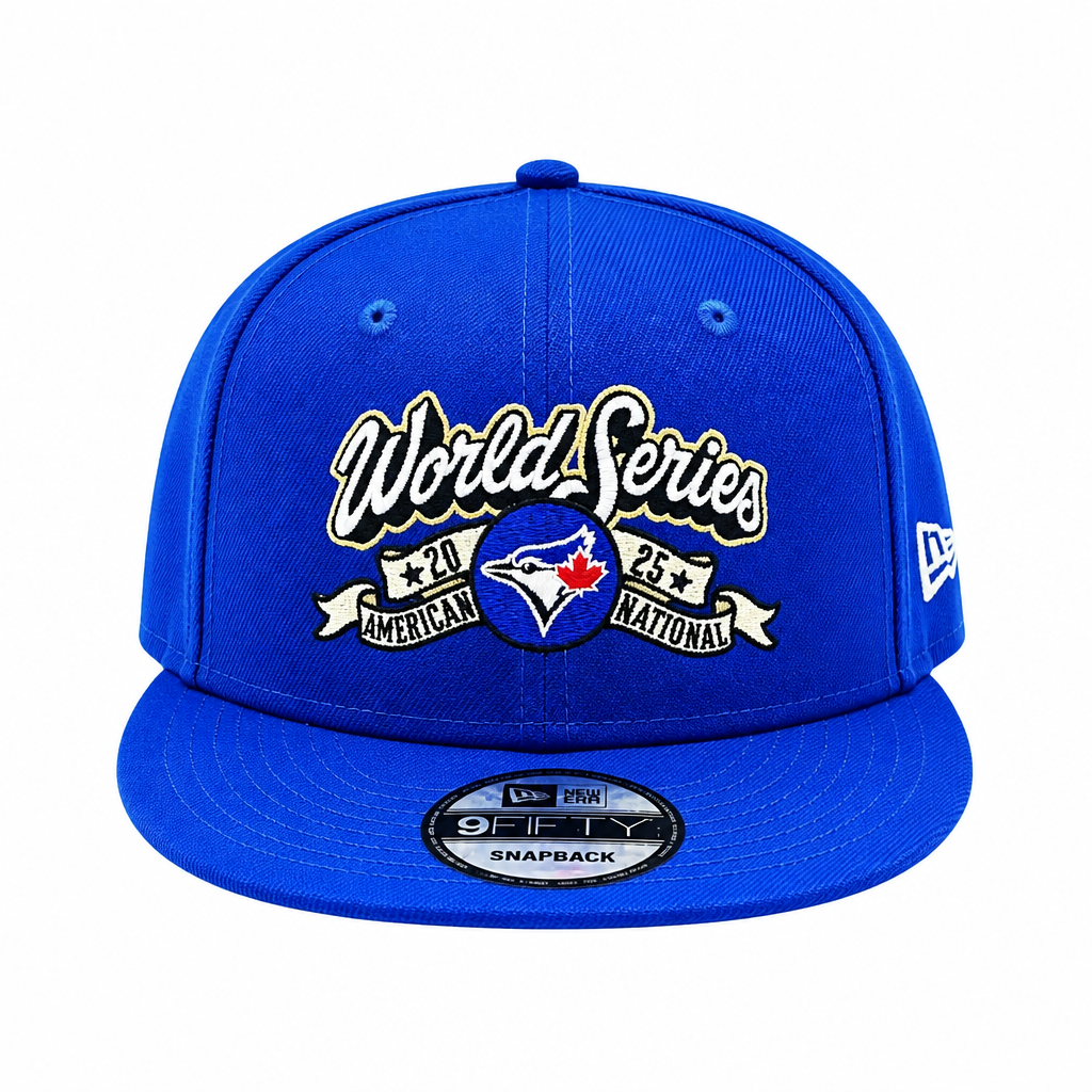 NEW ERA 9FIFTY MLB TORONTO BLUE JAYS WORLD SERIES 2025 AMERICAN NATIONAL LEAGUE SNAPBACK HAT