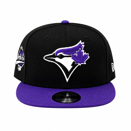 9FIFTY NEW ERA MLB 1992 WORLD SERIES TORONTO BLUE JAYS BLACK/PURPLE SNAPBACK HAT