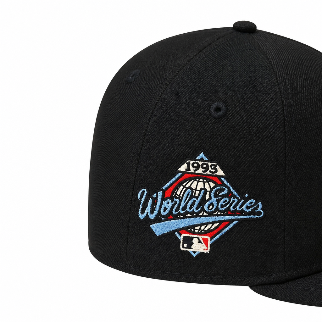 NEW ERA 59FIFTY MLB TORONTO BLUE JAYS 1993 WORLD SERIES BLACK/BLUE FITTED HAT