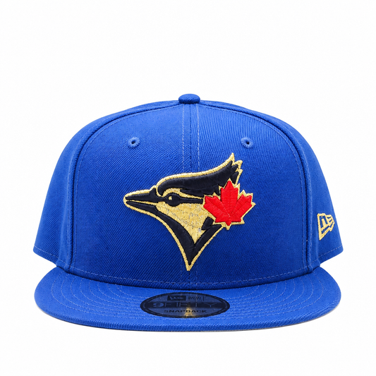NEW ERA 9FIFTY TORONTO BLUE JAYS ROYAL BLUE/GOLD SNAPBACK HAT