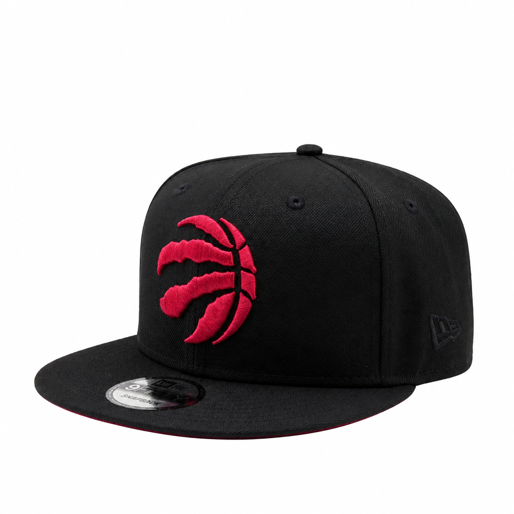 NEW ERA 9FIFTY NBA TORONTO RAPTORS 1X CHAMPS BLACK/CARDINAL RED SNAPBACK HAT