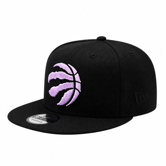 NEW ERA 9FIFTY NBA TORONTO RAPTORS 1X CHAMPS BLACK/LAVENDER SNAPBACK HAT
