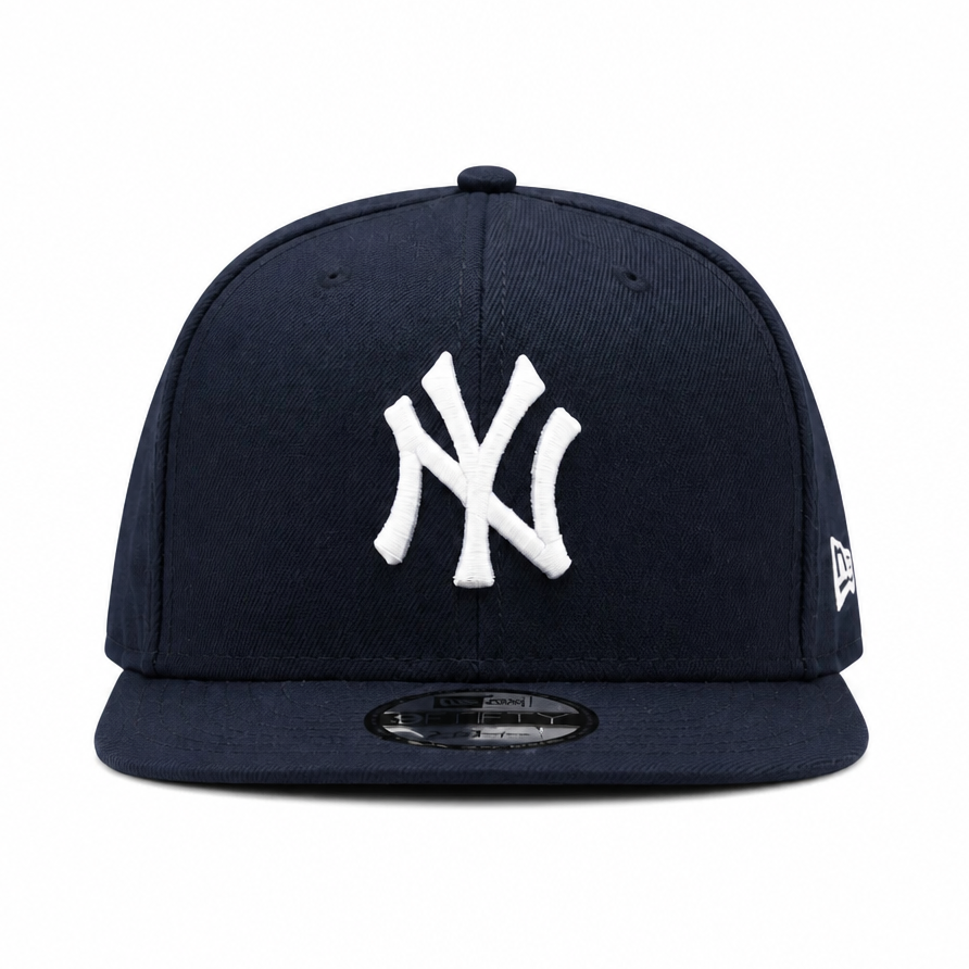 NEW ERA MEN'S 9FIFTY A-FRAME MLB NEW YORK YANKEES NAVY BLUE/WHITE SNAPBACK HAT