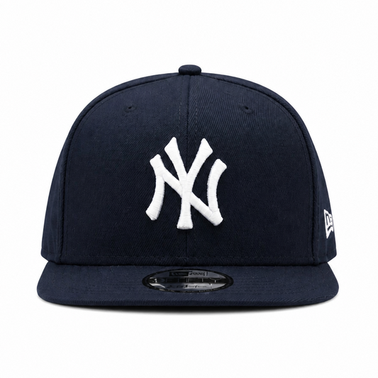 NEW ERA MEN'S 9FIFTY A-FRAME MLB NEW YORK YANKEES NAVY BLUE/WHITE SNAPBACK HAT