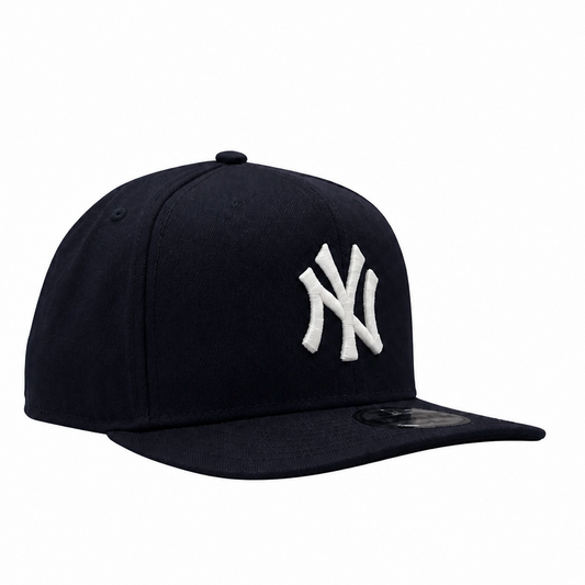 NEW ERA MEN'S 9FIFTY A-FRAME MLB NEW YORK YANKEES NAVY BLUE/WHITE SNAPBACK HAT