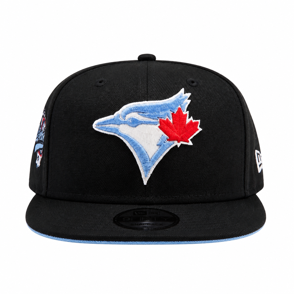 NEW ERA 9FIFTY TORONTO BLUE JAYS 1993 WORLD SERIES EDITION BLACK/BLUE SNAPBACK HAT