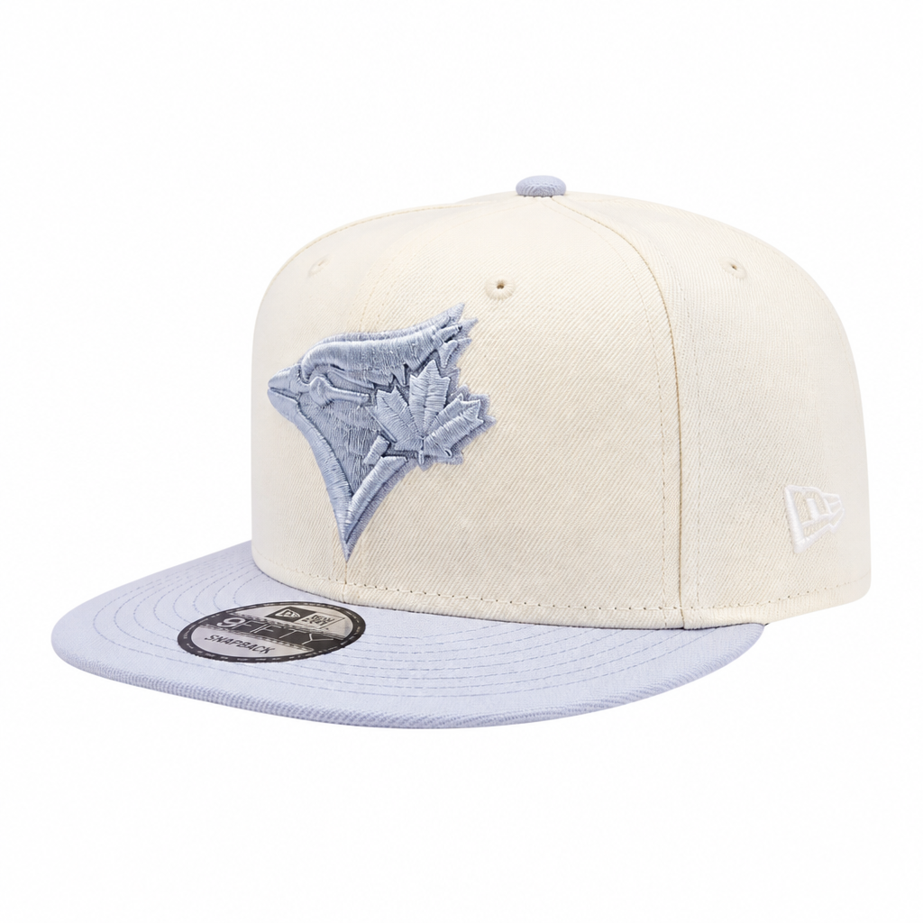 NEW ERA 59FIFTY TORONTO BLUE JAYS OFF WHITE/CHROME GREY FITTED HAT