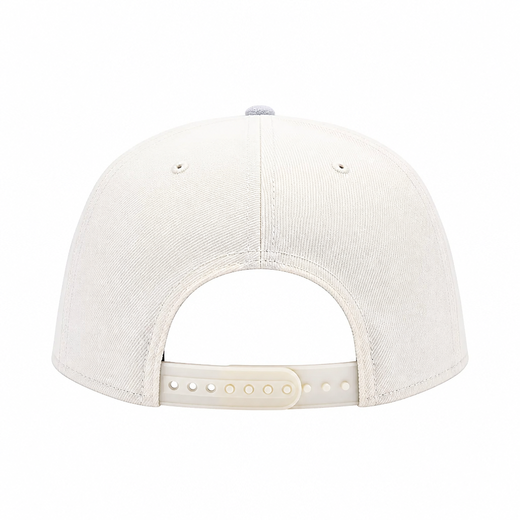 NEW ERA 9FIFTY TORONTO BLUE JAYS 1992 WORLD SERIES OFF WHITE/CHROME GREY SNAPBACK HAT