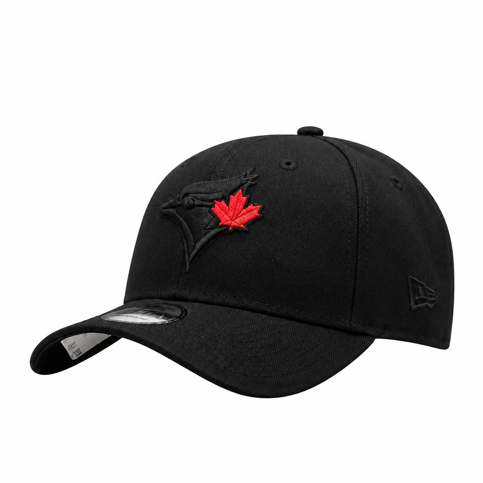 NEW ERA 9FORTY TORONTO BLUE JAYS BLACK/RED LEAF ADJUSTABLE CAP