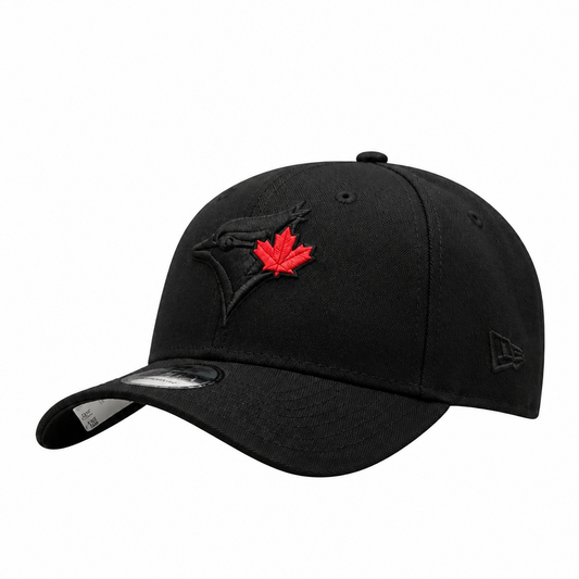 NEW ERA 9FORTY TORONTO BLUE JAYS BLACK/RED LEAF ADJUSTABLE CAP