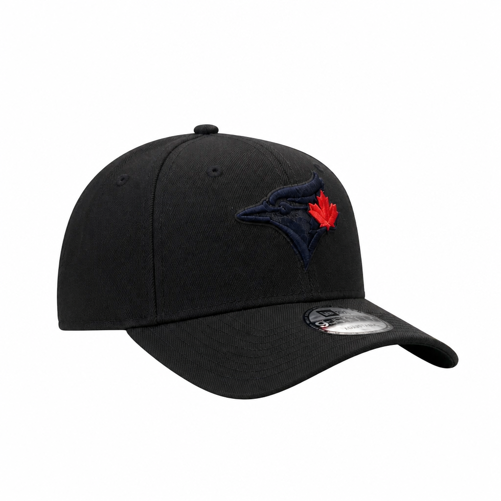 NEW ERA 9FORTY TORONTO BLUE JAYS BLACK/RED LEAF ADJUSTABLE CAP