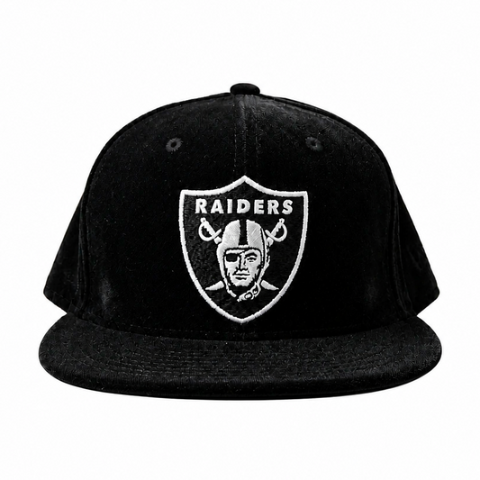 NEW ERA 9FIFTY LAS VEGAS RAIDERS BLACK VELVET SNAPBACK HAT