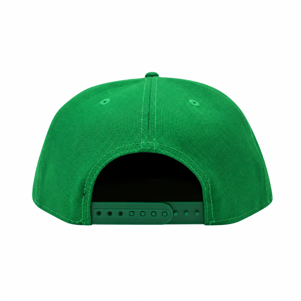 NEW ERA 9FIFTY NEW YORK YANKEES GREEN WITH WHITE LOGO SNAPBACK HAT