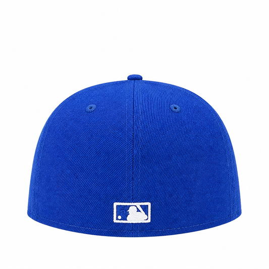 NEW ERA 59FIFTY TORONTO BLUE JAYS ROYAL BLUE W/ WHITE LEAF FITTED HAT