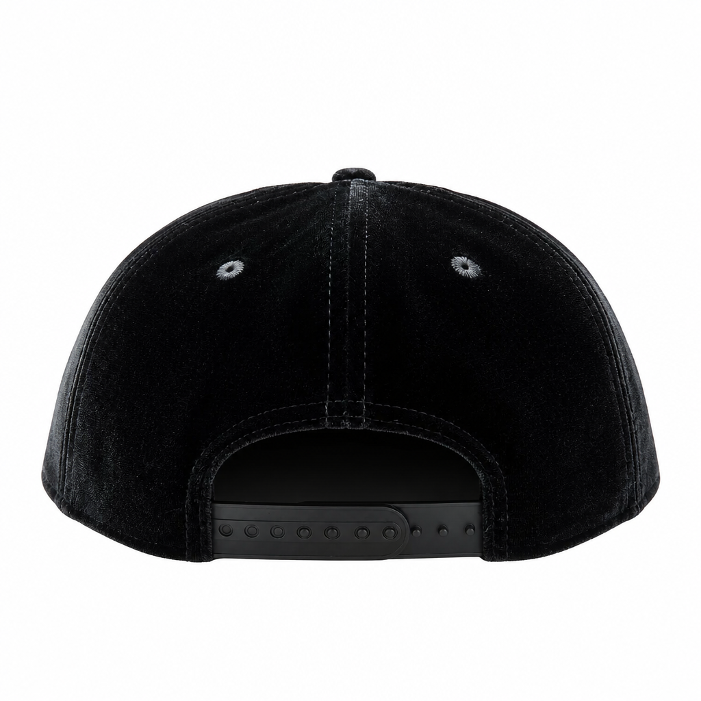 NEW ERA 9FIFTY TORONTO RAPTORS ALL BLACK VELVET SNAPBACK HAT