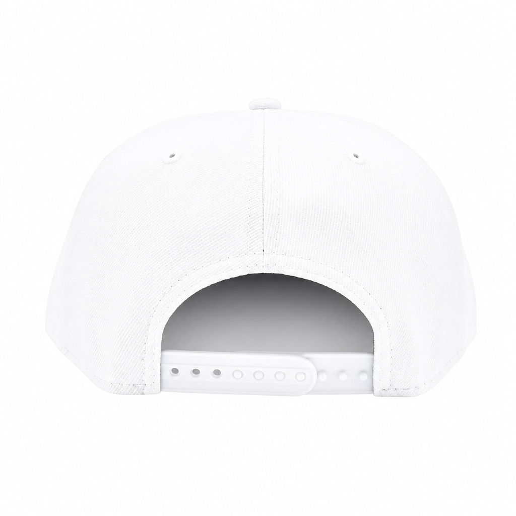NEW ERA 9FIFTY TORONTO BLUE JAYS WHITE W/ ROYAL BLUE LEAF SNAPBACK HAT
