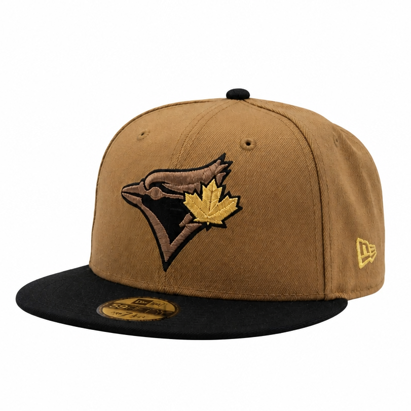 NEW ERA 9FIFTY TORONTO BLUE JAYS LIGHT BRONZE/ BLACK SNAPBACK HAT