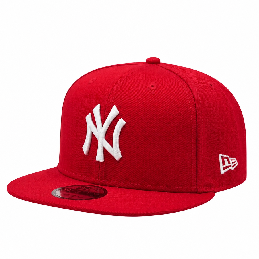 NEW ERA 9FIFTY NEW YORK YANKEES SCARLET RED SNAPBACK HAT