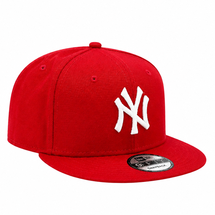NEW ERA 9FIFTY NEW YORK YANKEES SCARLET RED SNAPBACK HAT