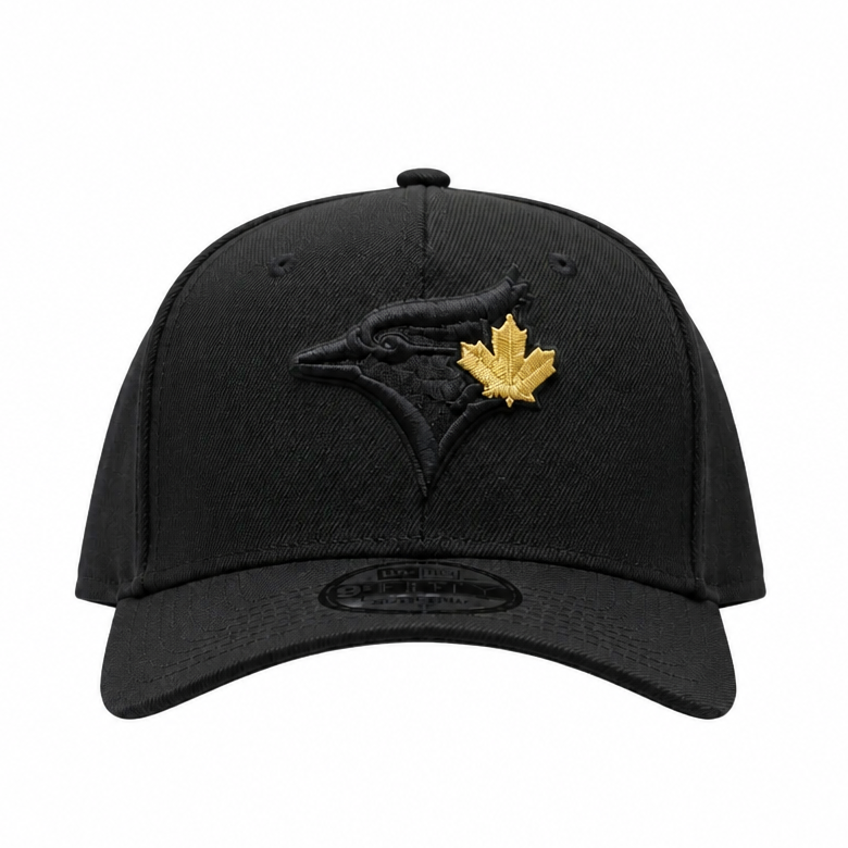 NEW ERA 9FORTY TORONTO BLUE JAYS BLACK/GOLD LEAF ADJUSTABLE CAP