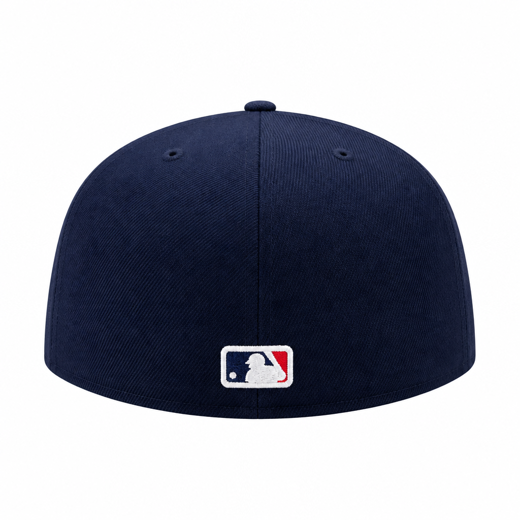 NEW ERA 59FIFTY NEW YORK YANKEES NAVY/WHITE METAL BADGE FITTED HAT