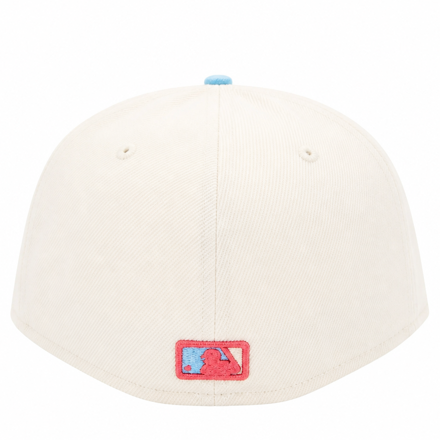 NEW ERA 59FIFTY TORONTO BLUE JAYS OFF-WHITE/SKYBLUE FITTED HAT
