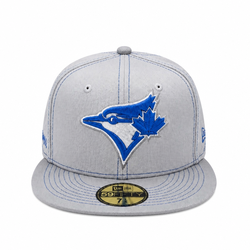 NEW ERA 59FIFTY TORONTO BLUE JAYS GREY/ROYAL FITTED HAT