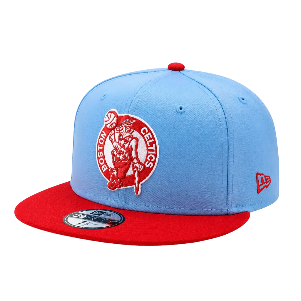 NEW ERA 9FIFTY BOSTON CELTICS 2T COLOR PACK SKYBLUE/RED SNAPBACK
