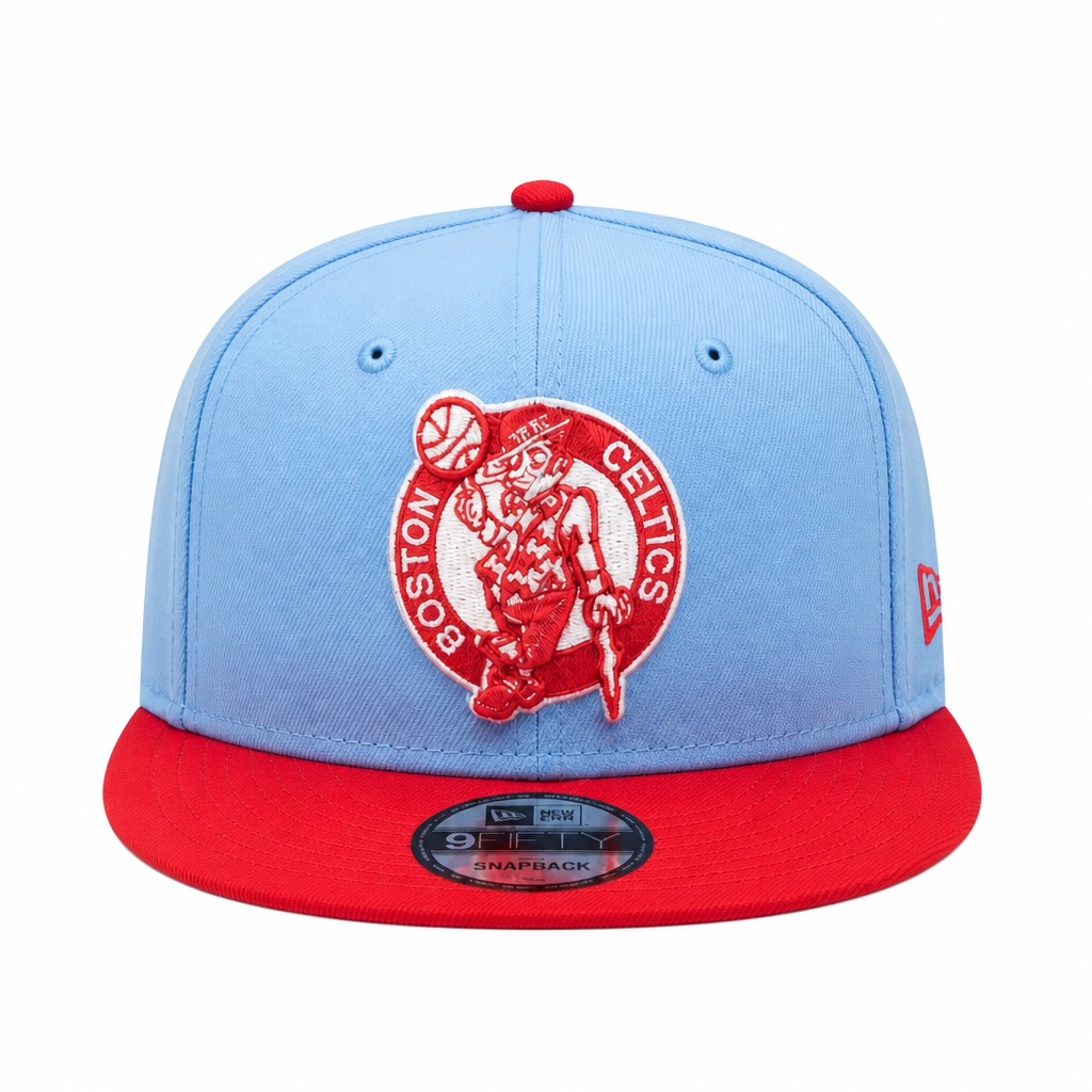 NEW ERA 9FIFTY BOSTON CELTICS 2T COLOR PACK SKYBLUE/RED SNAPBACK