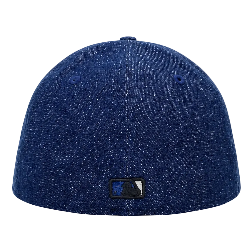 NEW ERA 59FIFTY TORONTO BLUE JAYS DENIM BLUE/BLACK FITTED HAT
