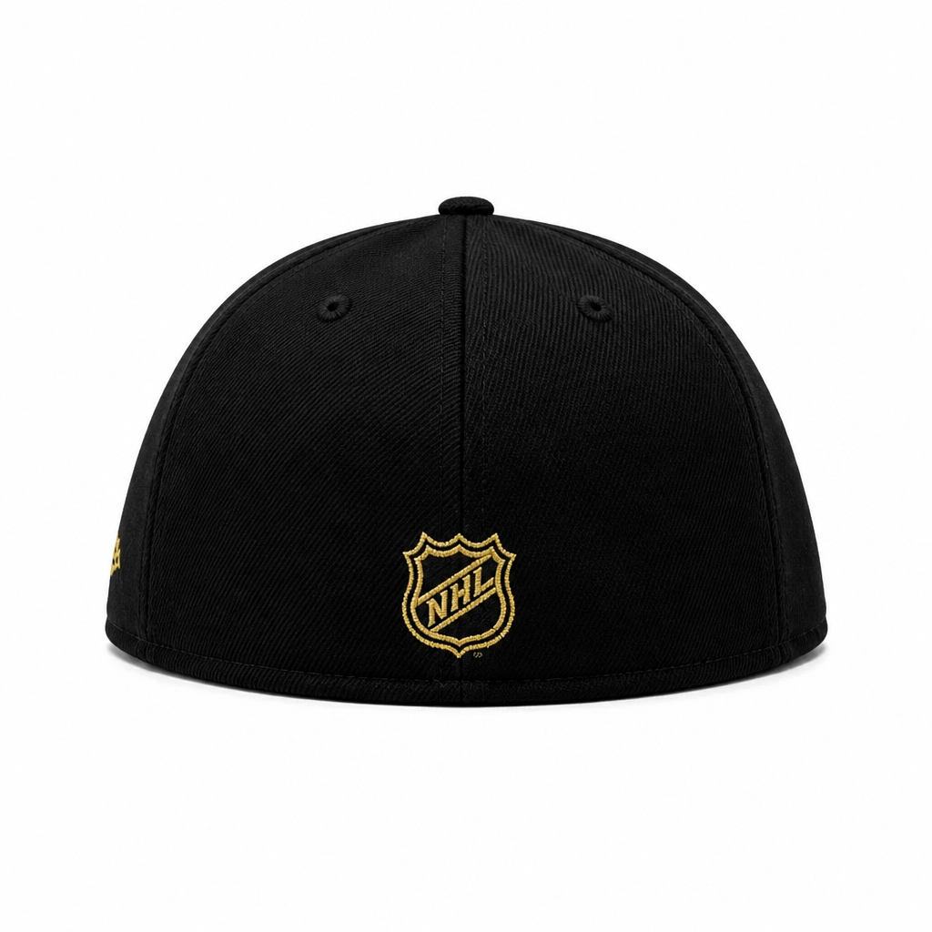 NEW ERA 59FIFTY NHL TORONTO MAPLE LEAFS BLACK/GOLD FITTED HAT