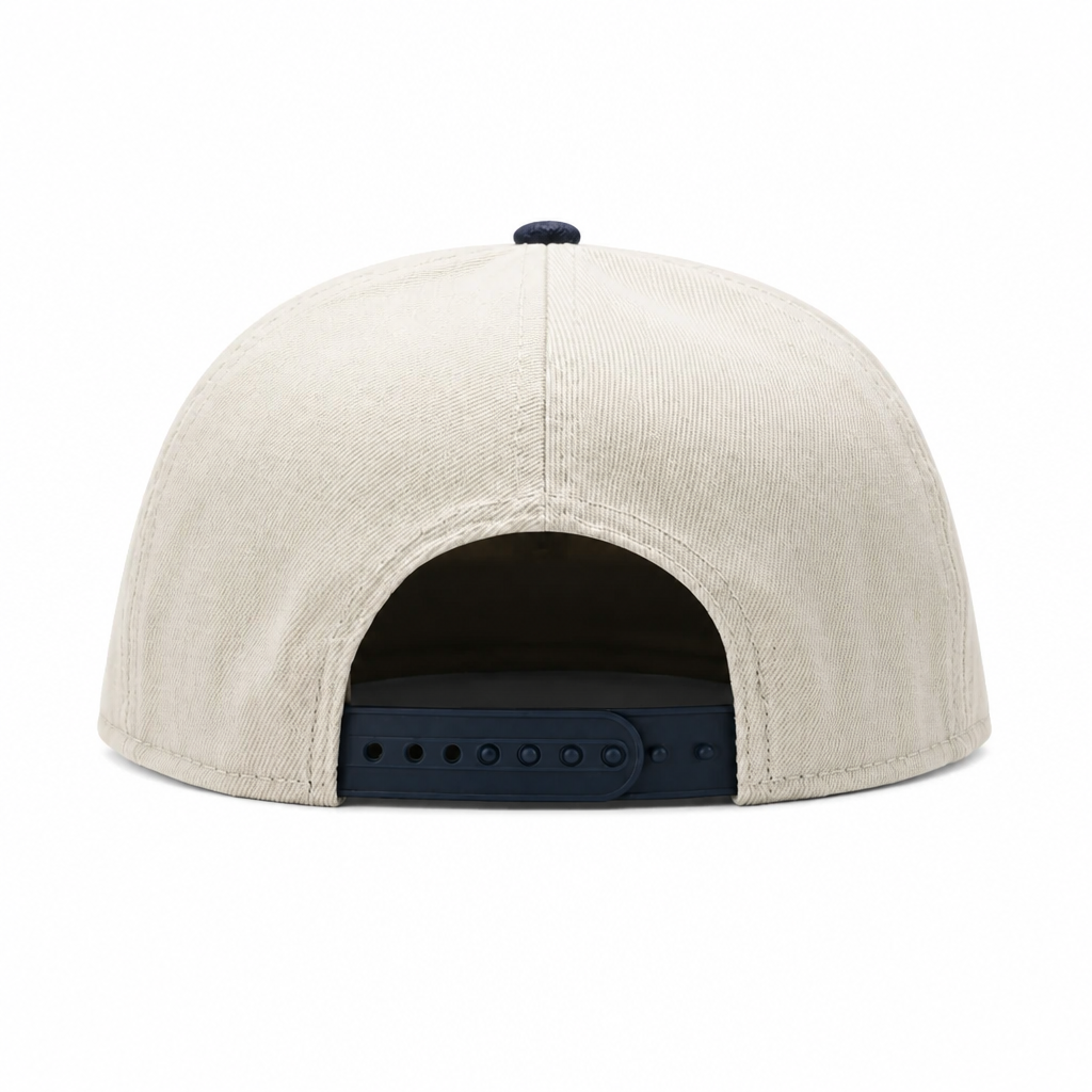 NEW ERA 9FIFTY NHL 75 FOREVER TORONTO MAPLE LEAFS CREAM/NAVY SNAPBACK HAT