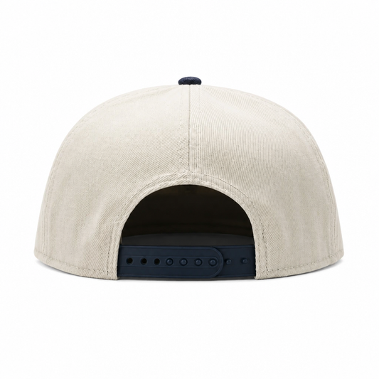 NEW ERA 9FIFTY NHL 75 FOREVER TORONTO MAPLE LEAFS CREAM/NAVY SNAPBACK HAT