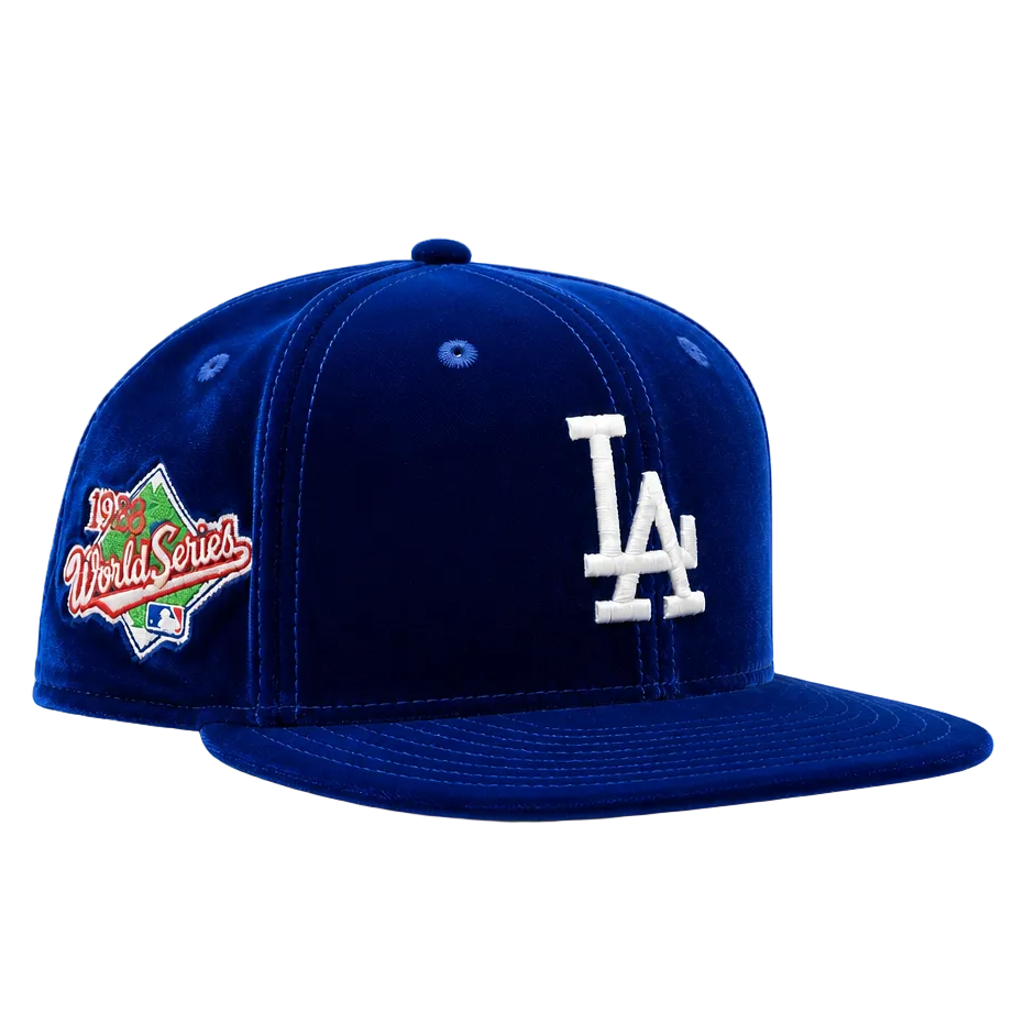 NEW ERA 9FIFTY LOS ANGELES DODGERS 1988 WORLD SERIES DARK ROYAL SNAPBACK HAT