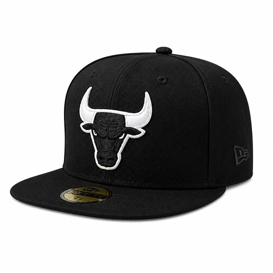 NEW ERA 59FIFTY CHICAGO BULLS 6X CHAMPS BLACK FITTED HAT